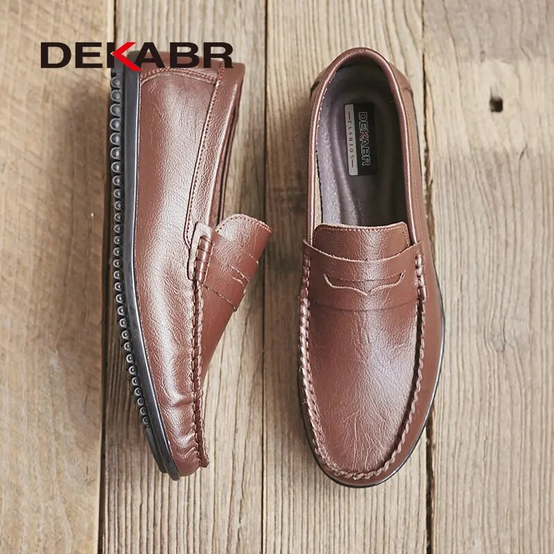 DEKABR Ανδρικά Παπούτσια Loafers Νέα Άνοιξη και Καλοκαίρι Άνετα Ανδρικά Flat Μόδα Ανδρικά παπούτσια Μοκασίνια Ανδρικά παπούτσια Casual Παπούτσια Μέγεθος 37~46