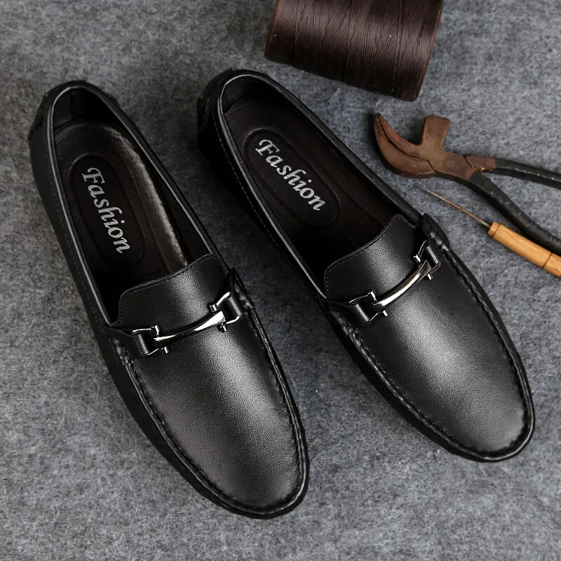 Itališki rankų darbo batai odos Aukštos kokybės Loafers Slip-ons Vyriški laisvalaikio batai Aukštos kokybės Moccasin Vyriški verslo batai