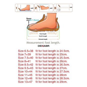 DEKABR Μέγεθος 38~47 Loafers από Καυτές εκπτώσεις Παπούτσια οδήγησης Μόδα Casual παπούτσια Πρωτότυπο σχέδιο Summer Flats Μοκασίνια Ανδρικά