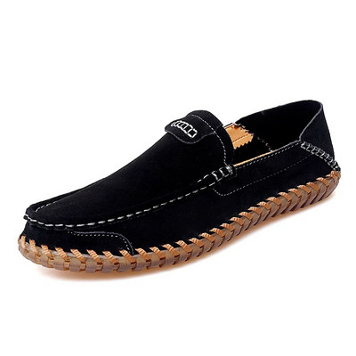 Suede Leather Ανδρικά Loafers Super Soft Casual Ανδρικά παπούτσια Slip On Ανδρικά Μοκασίνια Plus Size 38-47 Tenis Masculinos