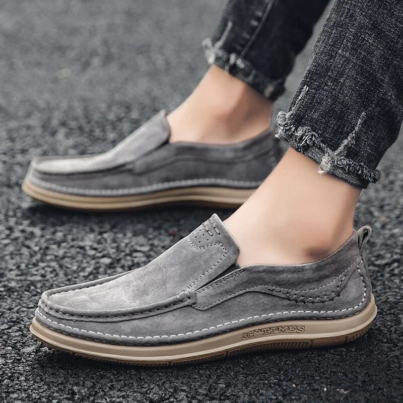 Ανδρικά Loafers Υψηλής ποιότητας Δερμάτινα Casual Παπούτσια για Άντρες Πολυτελής οδήγηση Άνετα Soft Flats Αθλητικά Χειροποίητα Παπούτσια Ανδρικά Μοκασίνια
