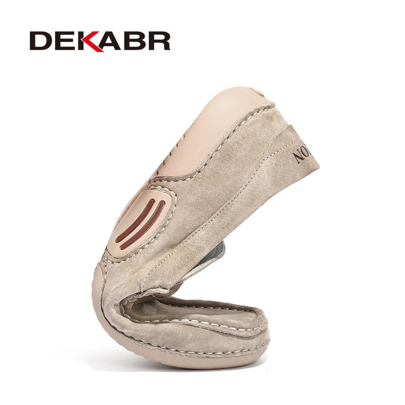 DEKABR καλοκαιρινά ανδρικά casual παπούτσια πολυτελείας μάρκας ανδρικά Loafers Μοκασίνια αναπνεύσιμη τσάντα σε παπούτσια οδήγησης ιταλικού στιλ