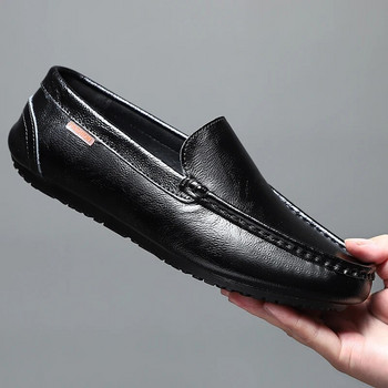 Ανδρικά παπούτσια Casual ιταλικής μάρκας Formal ανδρικά Loafers Μοκασίνια αναπνεύσιμα σε μαλακά παπούτσια οδήγησης Plus Size 47