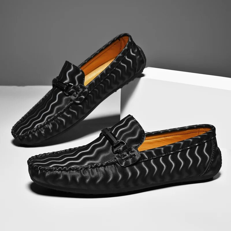 Ανδρικά παπούτσια από  Casual Loafers Ανδρικά, πολυτελή, επώνυμα μοκασίνια σχεδιαστή, αναπνέουσα μόδα παπούτσια για άνετα παπούτσια οδήγησης