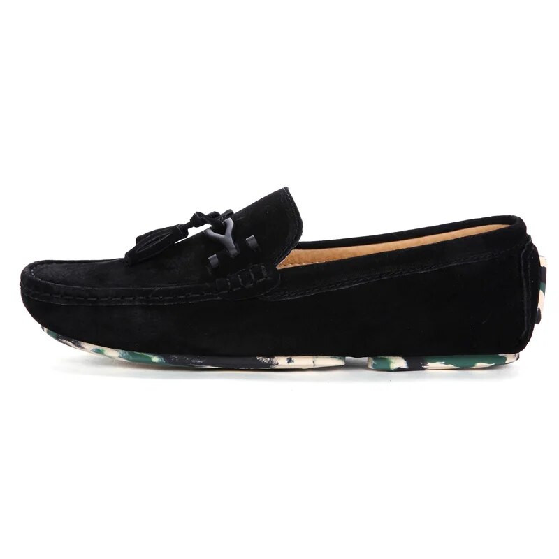 Suvine uustulnuk Ärimehed Sõitvad Pässud Moekingad Meestele Vabaaja Mokassiinid Meeste kingad Kaubamärk Tassel Lamedad seemisnahast kingad Mees