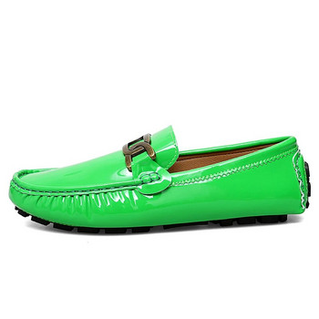 Модни мъжки мокасини Голям размер 35-48 Мокасини с приплъзване Мъжки обувки за шофиране Кожени дизайнерски шивашки обувки за мързел Ежедневни обувки за ходене