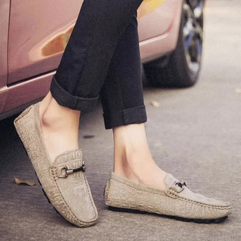 Vanmie Casual Ανδρικά Loafers Παπούτσια Loafers Μοκασίνια για άντρες Μαλακό Suede Loafers Ανδρικά παπούτσια για ανδρικά παπούτσια οδήγησης
