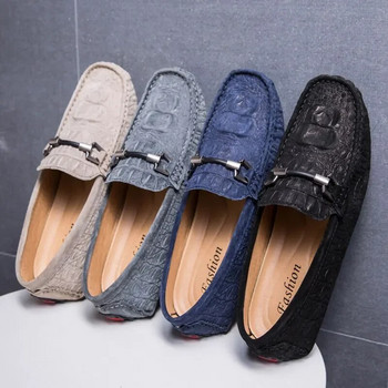 Vanmie Casual Ανδρικά Loafers Παπούτσια Loafers Μοκασίνια για άντρες Μαλακό Suede Loafers Ανδρικά παπούτσια για ανδρικά παπούτσια οδήγησης