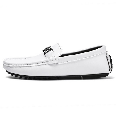 Rankų darbo vyriški laisvalaikio batai Prabangūs prekės ženklo 2023 Vyriški Loafers Mocasins Patogūs kvėpuojantys slydimo juodi vairavimo batai