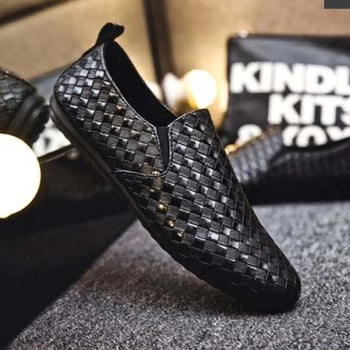 2022 Νέα Ανδρικά Casual Παπούτσια Μόδα Φωτεινά Ανδρικά Loafers Μοκασίνια Αναπνέει σε μαύρα παπούτσια οδήγησης συν μέγεθος Zapatillas Hombre