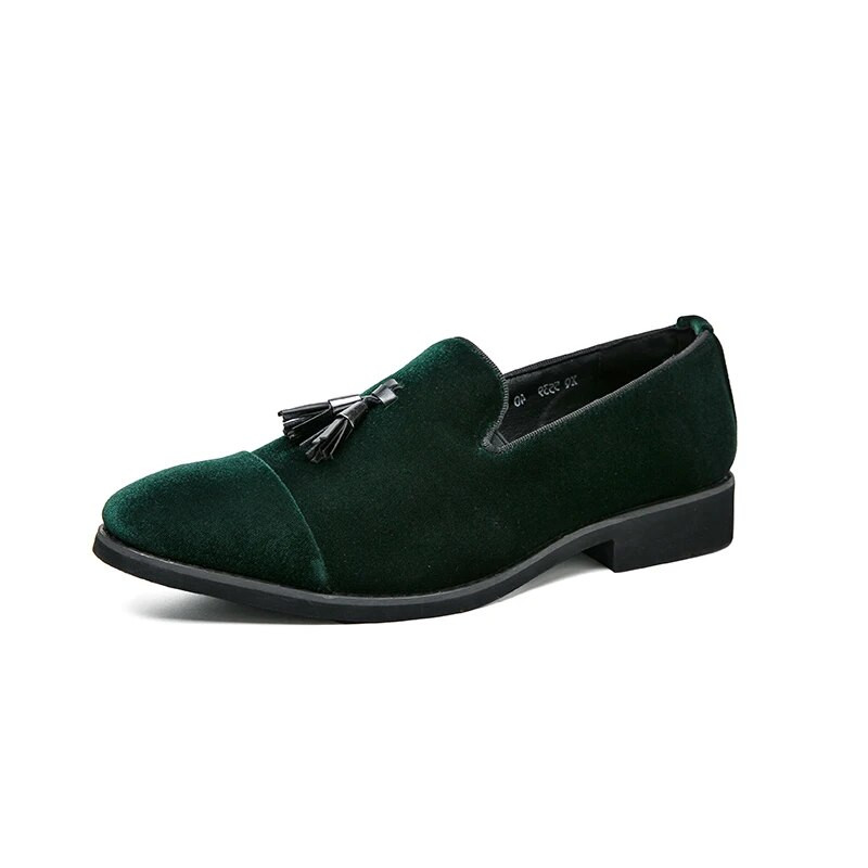 Kvaliteetsed Slip-on Rohelised Loafers Meeste Tutt Pehmest Nahast Mokassiin Lamedad Kõndimisjalatsid Meeste Kingad Vabaajajalatsid Nubuknahast kingad