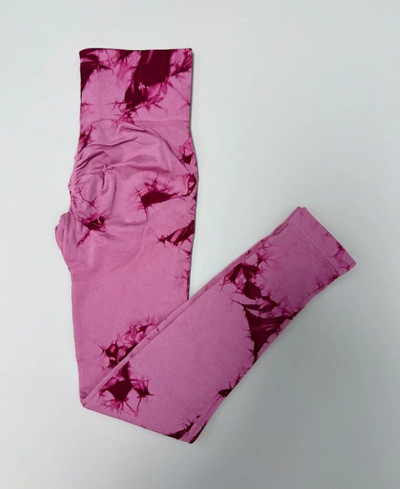 23 Χρώματα Tie Dye Κολάν χωρίς ραφή Push Up Γυναικείες Mallas Sports Fitness Contour Γιόγκα για τρέξιμο Παντελόνι ελαστικό νάιλον κολάν