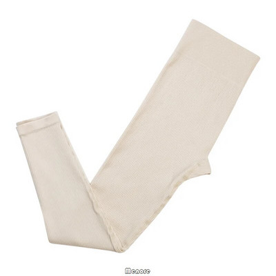 Seksikad soonikuga triibulised retuusid Naiste õmblusteta kootud jooga spordiretuusid Fitnessiks Slim Push Up Scrunch Leggins jõusaali treeningpüksid