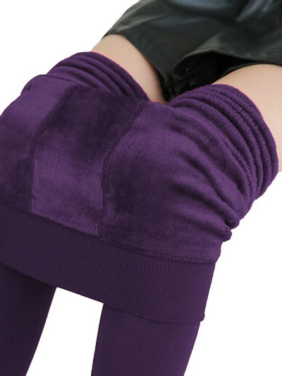 Χειμερινό κολάν πλέξιμο βελούδινο casual κολάν Νέο ψηλό ελαστικό χοντρό γυναικείο ζεστό μαύρο παντελόνι Skinny παντελόνι για γυναίκες κολάν