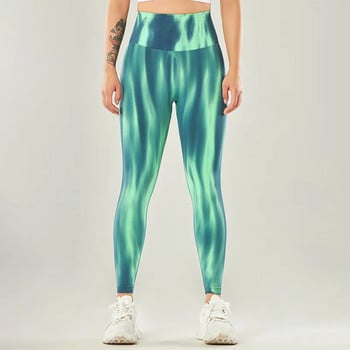 Tie Dye Fitness Leggings Γυναικεία παντελόνια γιόγκα Knead Buttocks Leggings Άσκηση Γλουτών Γυμναστήριο χωρίς ραφή κολάν γιόγκα για γυναίκες