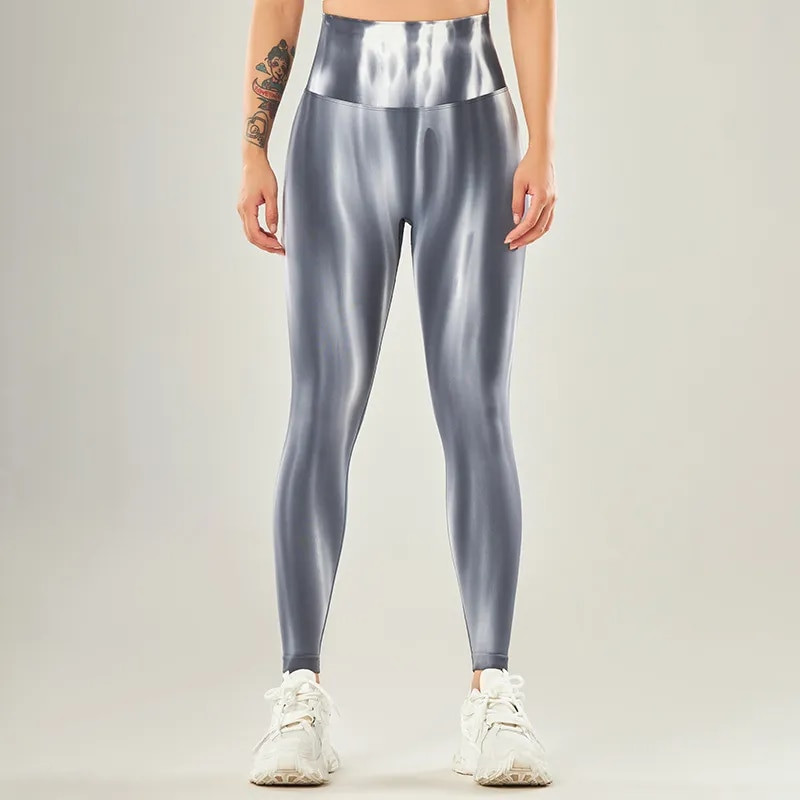 Tie Dye Fitness Leggings Γυναικεία παντελόνια γιόγκα Knead Buttocks Leggings Άσκηση Γλουτών Γυμναστήριο χωρίς ραφή κολάν γιόγκα για γυναίκες