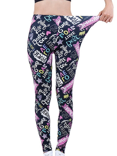 CUHAKCI Mood Naiste säärised Kaunid Lehed Lilleprinter Kõrge vöökohaga jeggings Stretch Pant Seksikas kuum allahindlus Rõivad Mujer