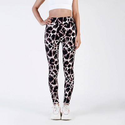 CUHAKCI Augstas jostasvietas Dzīvnieku apdrukas legingi Mīksti, elastīgi sieviešu Sexy Leopard Print Pencil Bikses Sports Fitness Jogas legingi S-2XL
