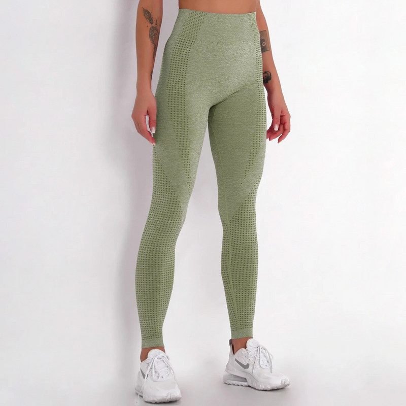 Γυναικείο κολάν χωρίς ραφές Ψηλόμεσο Έλεγχος κοιλιάς Push Up Παντελόνι Κολάν Προπόνηση Κολάν για τρέξιμο Γυμναστήριο Παντελόνι γιόγκα