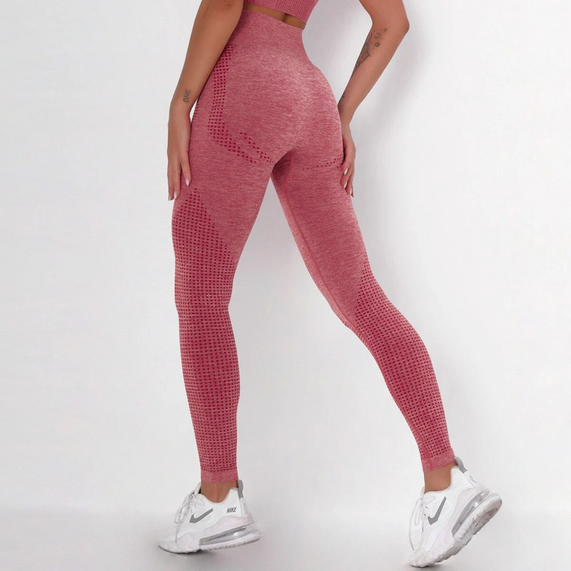 Γυναικείο κολάν χωρίς ραφές Ψηλόμεσο Έλεγχος κοιλιάς Push Up Παντελόνι Κολάν Προπόνηση Κολάν για τρέξιμο Γυμναστήριο Παντελόνι γιόγκα