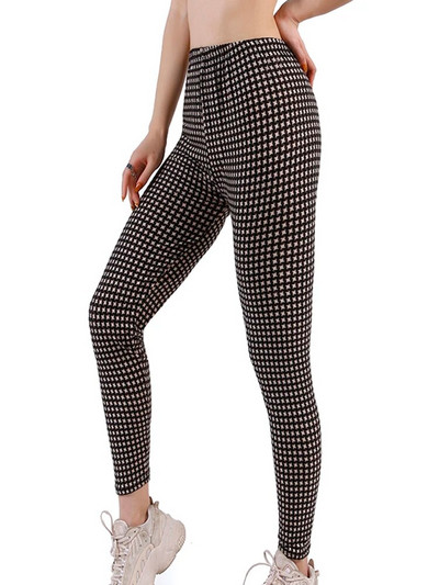 CUHAKCI kõrge vöökohaga spandex jõusaalis Push Up säärised polüestertreening Seksikad retuusid Naiste jeggings Naiste vabaaja fitness