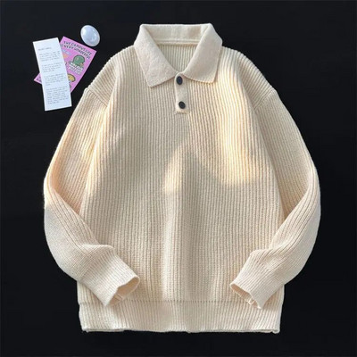 Y2k Streetwear Ανδρικό Αμερικάνικο πουλόβερ με λαιμόκοψη Lazy Wind Ρετρό Ζευγάρι Φαρδιά πουλόβερ για άνδρες και γυναίκες για να φτιάξετε πουλόβερ παλιά τρύπα