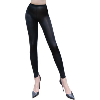 Γυναικεία λεπτή διαφανή κολάν γυμναστικής μονόχρωμη μέσης μέσης ελαστική προπόνηση γιόγκα Skinny παντελόνι ελαστικό γυναικείο casual ρούχα γυμναστικής