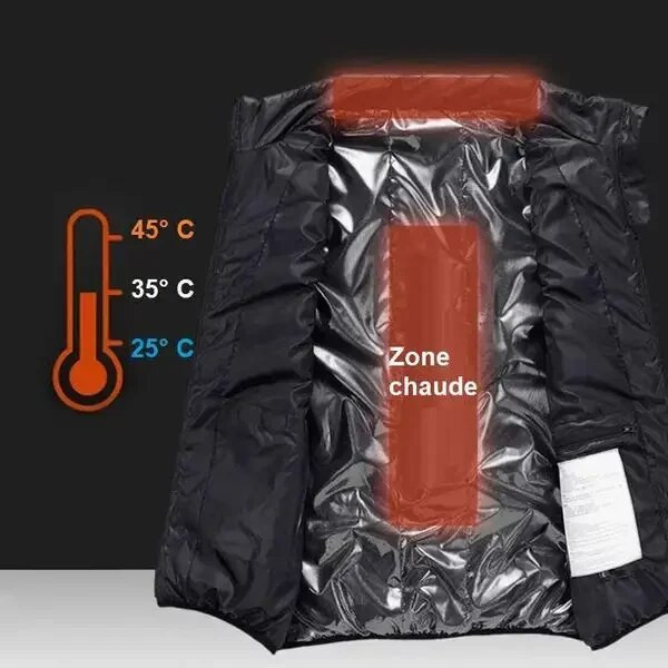 2024 Νέο UZZDSS Ηλεκτρικό θερμαινόμενο γιλέκο JRBX9869