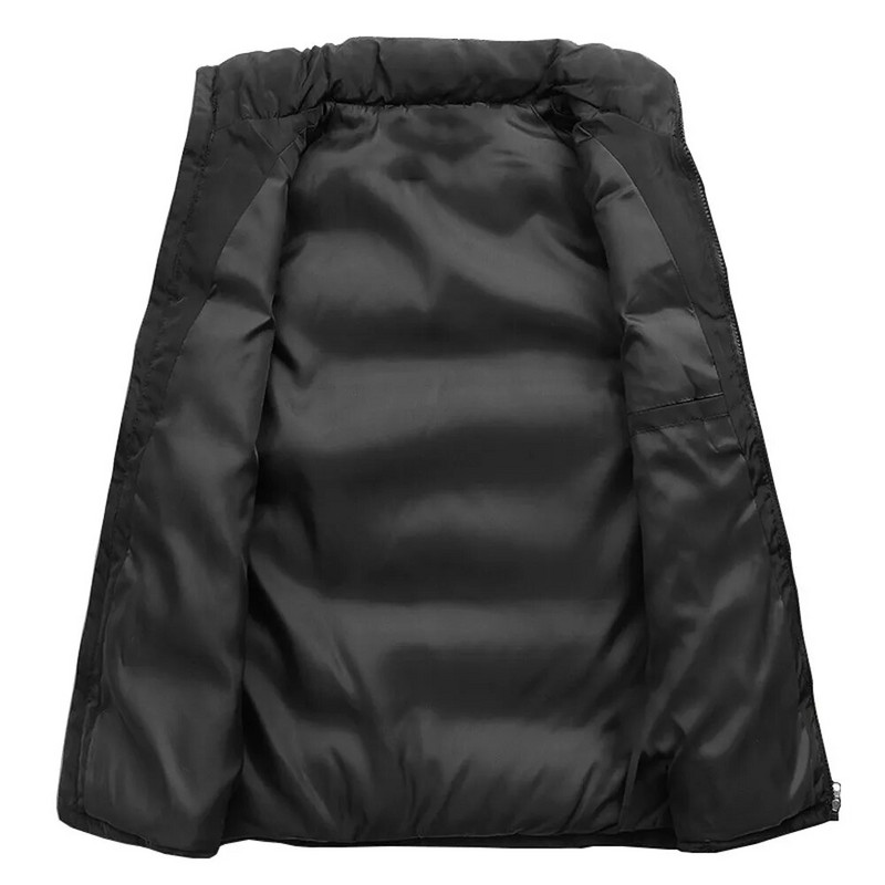 Vyriškos liemenės striukės Šiltos striukės be rankovių Vyriškos medvilnės paminkštintos liemenės paltai Vyriški apykaklės Laisvalaikio liemenės Drabužiai