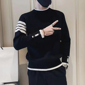 Πλεκτό πουλόβερ Ανδρικά πουλόβερ Ανδρικά Ρούχα Κόψτε Πράσινη Ριγέ Κοντό Casual Μόδα 2023 Κομψά προϊόντα με τις καλύτερες πωλήσεις Jumpers