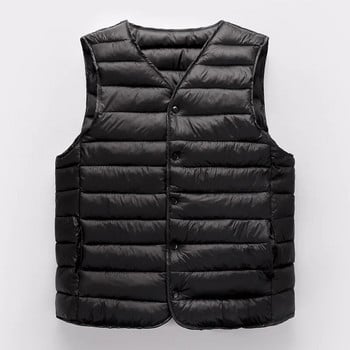 Ανδρικό χειμερινό παλτό Ζεστό αμάνικο μπουφάν Ελαφρύ γιλέκο Streetwear Αντιανεμικό γιλέκο από βαμβάκι