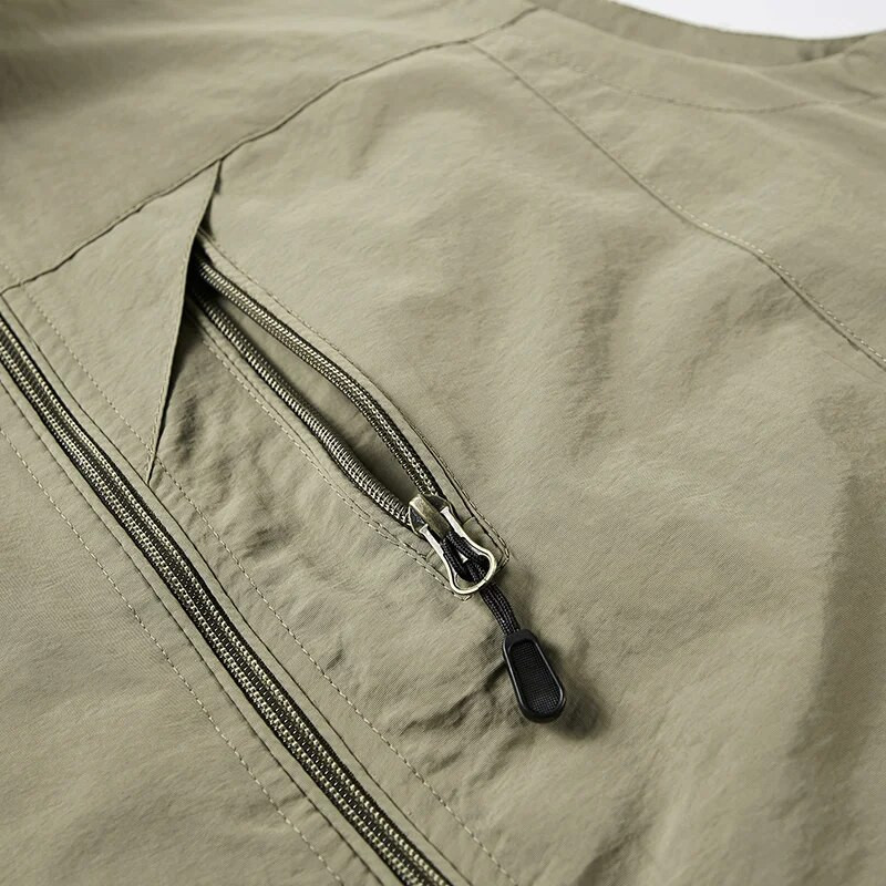 Summer New Men Tactical Hiking Ανδρικό Γιλέκο Ψαρέματος Φωτογράφος Ρεπόρτερ Γιλέκο Διχτυωτό Cargo Αμάνικο γιλέκο εργαλείου 5XL