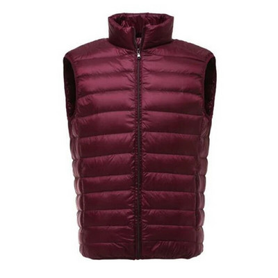 Ανδρικό Λεπτό Dom γιλέκο Casual Light Ανδρικό πουπουλένιο Γιλέκο Κορυφαίας Πώλησης Φερμουάρ Μεγάλο Μέγεθος Νέα άφιξη 6 Χρώματα Αντρικό λευκό γιλέκο πάπιας MWB014