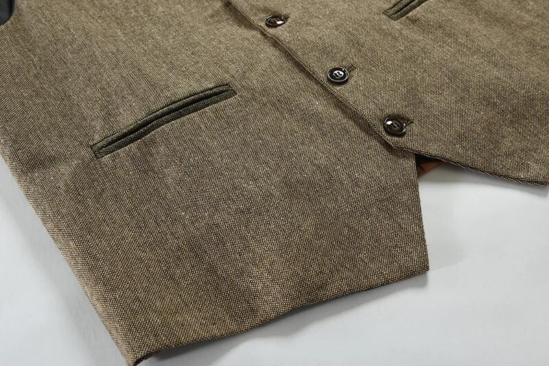 Pavasario liemenė 2023 m. vyriška ruda viena krūtine mišri vyriška plona liemenė, liemenė, striukė, vyriška, plona, kasdieniška formali verslo liemenė