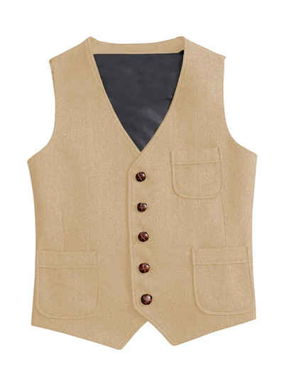 Vīriešu uzvalks formāls V kakla vilnas skujiņas Tvīda veste Svinīga biznesa veste Līgavainis kāzām Zaļš/melns/brūns