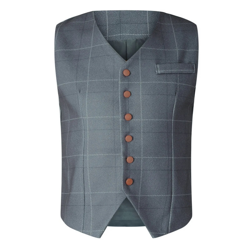 Meeste ülikonna vest kollane pulmavillane tviid äri vest jakk vabaaja õhuke liibuv Gilet Homme vestid groosmen meeste pulmadeks