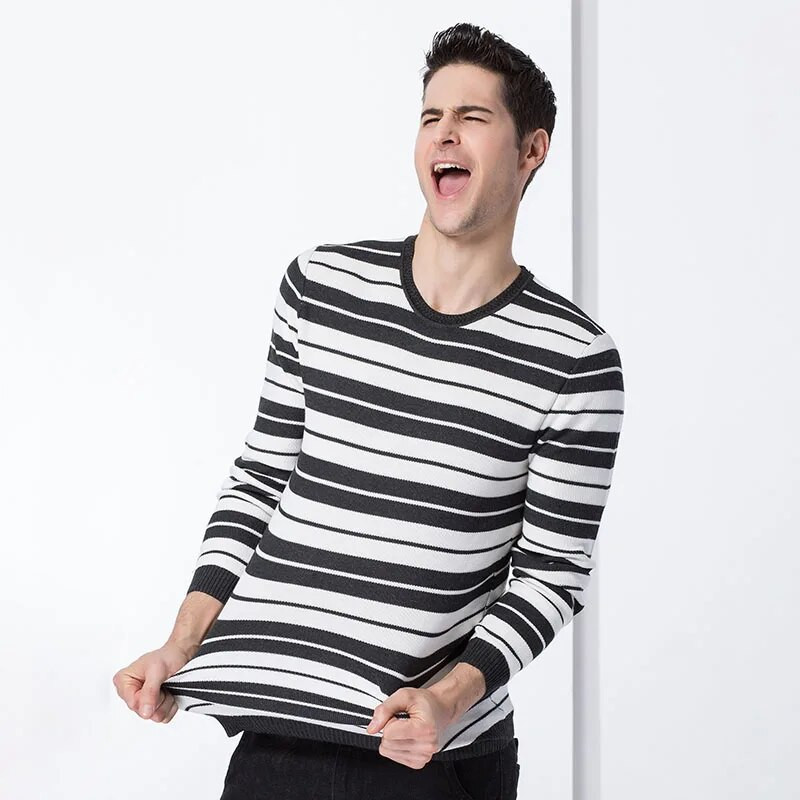 TIGER CASTLE Ανδρικά πουλόβερ Πουλόβερ Μόδα Ανδρικά Μακρυμάνικα Πλεκτά Πλεκτά Πουλόβερ Casual Επώνυμα Ανδρικά Slim Fit Ποιοτικά πλεκτά