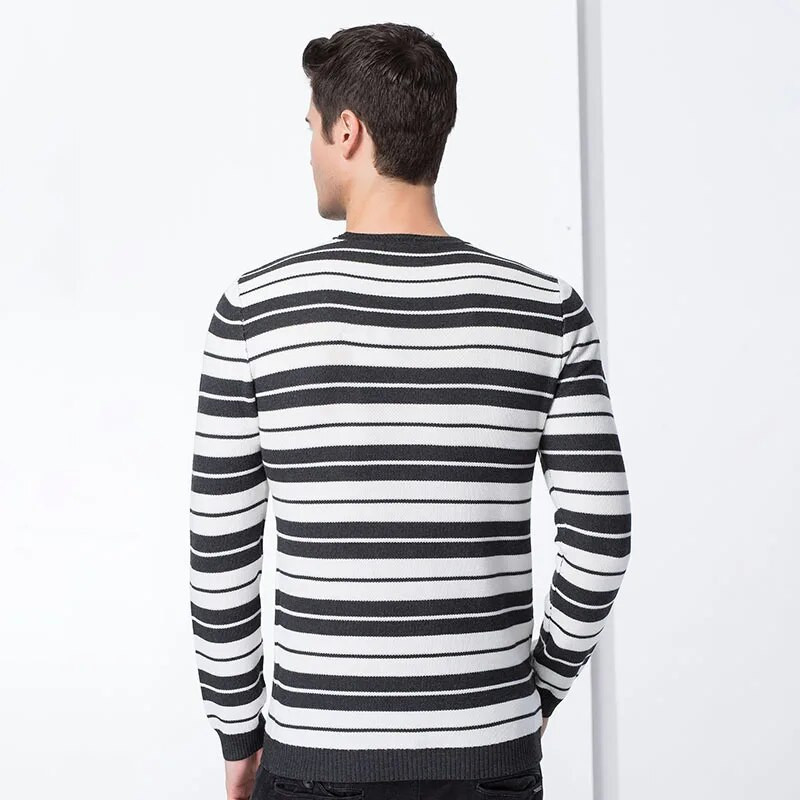 TIGER CASTLE Ανδρικά πουλόβερ Πουλόβερ Μόδα Ανδρικά Μακρυμάνικα Πλεκτά Πλεκτά Πουλόβερ Casual Επώνυμα Ανδρικά Slim Fit Ποιοτικά πλεκτά