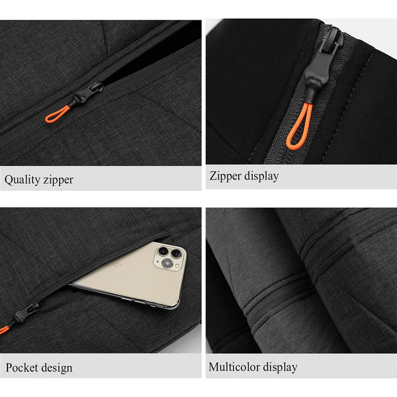 FALIZA Ανδρικό γιλέκο Μπουφάν Αμάνικο Γιλέκο Winter Men Warm Homme Casual Black Thicken Γιλέκο Ανδρικά Ρούχα 5XL MVM03