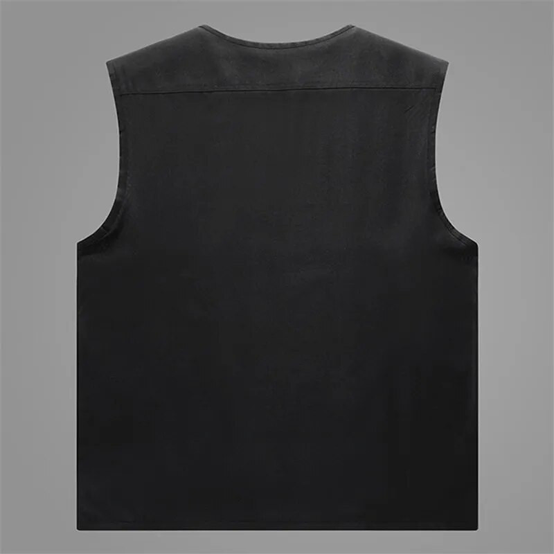 Μόδα γιλέκο πολλαπλών τσέπες Ανδρικό γιλέκο για ψάρεμα Αθλητικά γιλέκα Γιλέκο Ανδρικό καλοκαίρι Cargo Αμάνικο γιλέκο εξωτερικά ενδύματα