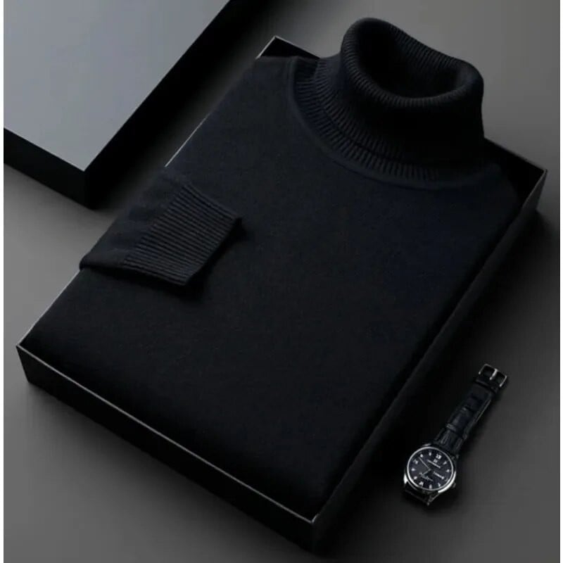 Πουλόβερ Ανδρικά Αντιπηκτικά Πλεκτά Υψηλής Ποιότητας Πλεκτό Πουλόβερ μακρυμάνικο Πουλόβερ Μονόχρωμα Ανδρικά Ρούχα