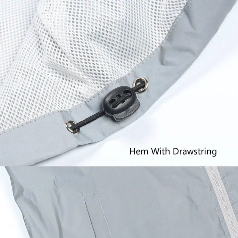 Šviesą atspindinčios vyrų/moterų liemenės, sportinis bėgimas, medžioklė, lauko liemenė, švarkas be rankovių, 2023 m. pavasario rudens pilka liemenė