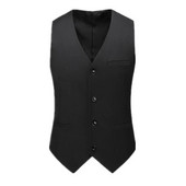 Μεγάλο μέγεθος 6XL ανδρικό επίσημο κοστούμι με μονό στήθος Γιλέκο Μαύρο Πράσινο Καθαρό Χρώμα Μπάλα Γάμου Επιχειρηματικό Γιλέκο Φόρεμα Social Party