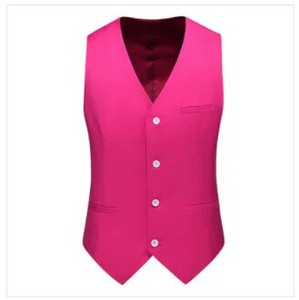 Μεγάλο μέγεθος 6XL ανδρικό επίσημο κοστούμι με μονό στήθος Γιλέκο Μαύρο Πράσινο Καθαρό Χρώμα Μπάλα Γάμου Επιχειρηματικό Γιλέκο Φόρεμα Social Party