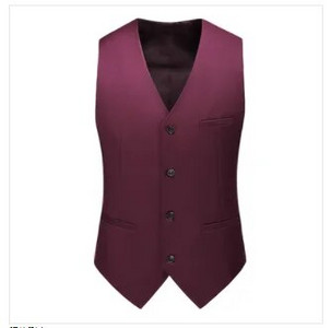 Μεγάλο μέγεθος 6XL ανδρικό επίσημο κοστούμι με μονό στήθος Γιλέκο Μαύρο Πράσινο Καθαρό Χρώμα Μπάλα Γάμου Επιχειρηματικό Γιλέκο Φόρεμα Social Party