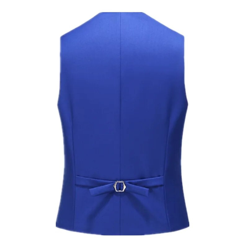 Μεγάλο μέγεθος 6XL ανδρικό επίσημο κοστούμι με μονό στήθος Γιλέκο Μαύρο Πράσινο Καθαρό Χρώμα Μπάλα Γάμου Επιχειρηματικό Γιλέκο Φόρεμα Social Party