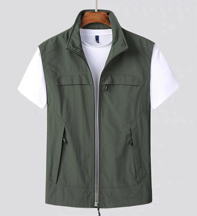 Ανδρικά καθημερινά καλοκαιρινά ενδύματα τεχνολογίας Αμάνικο γιλέκο Αθλητικά ενδύματα πολλαπλών τσέπης Φωτογραφία ψάρεμα Τουρίστας αναρρίχηση Γιλέκο Ανδρικά ρούχα