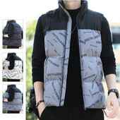 Ανδρικό φθινοπωρινό/χειμωνιάτικο μπουφάν αμάνικο γιλέκο Ζεστό μαλακό γιλέκο Trend παλτό Ανδρικό αμάνικο γιλέκο Casual Warm Vest Thickened for Men