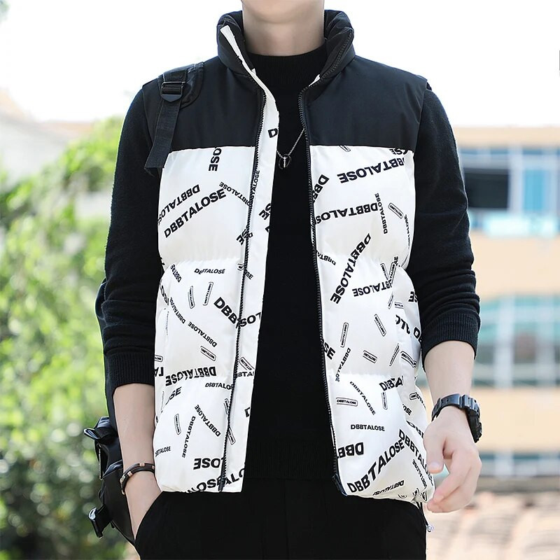 Ανδρικό φθινοπωρινό/χειμωνιάτικο μπουφάν αμάνικο γιλέκο Ζεστό μαλακό γιλέκο Trend παλτό Ανδρικό αμάνικο γιλέκο Casual Warm Vest Thickened for Men