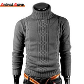 Uued meeste žakaarvärvi soliidne soe kampsun, sviiter Oversize kilpkonnaga džemprid kampsunid